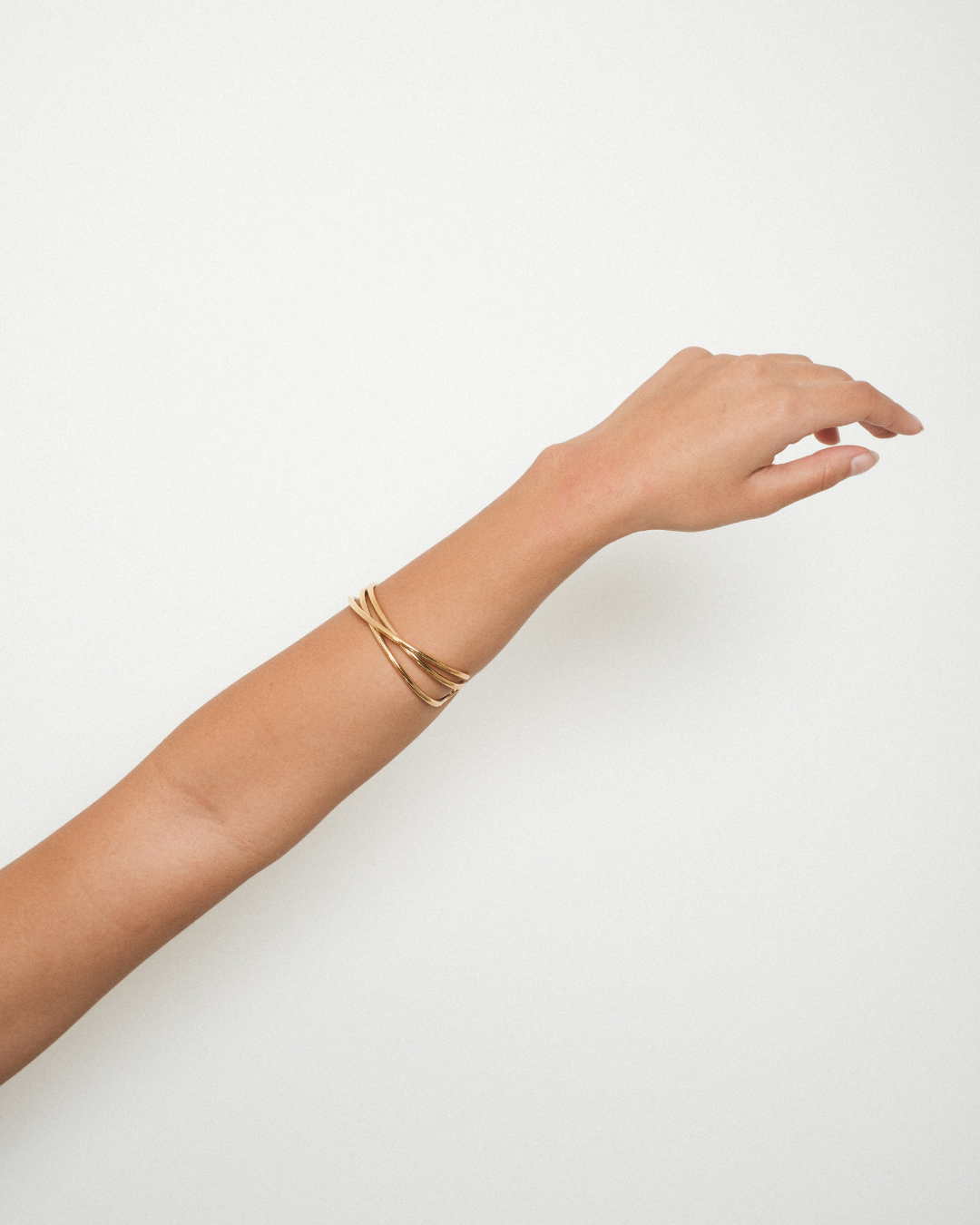 Clara Layered Cuff Bangle