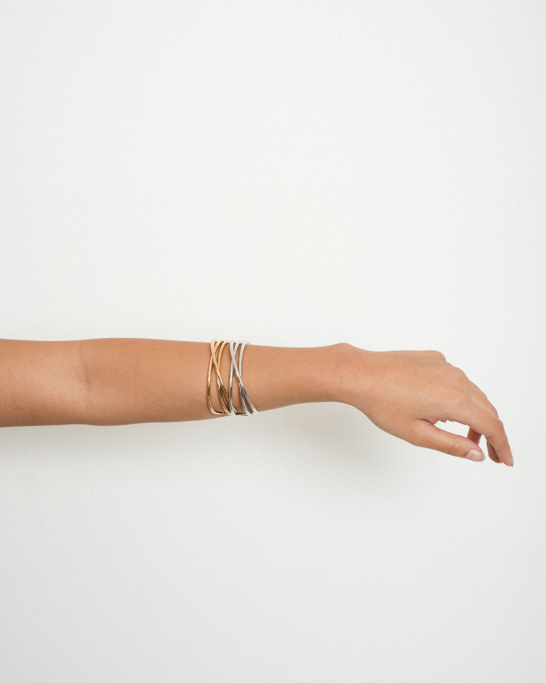 Clara Layered Cuff Bangle