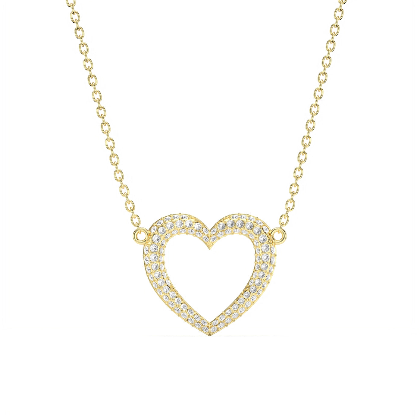 Madeline Crystal Heart Necklace