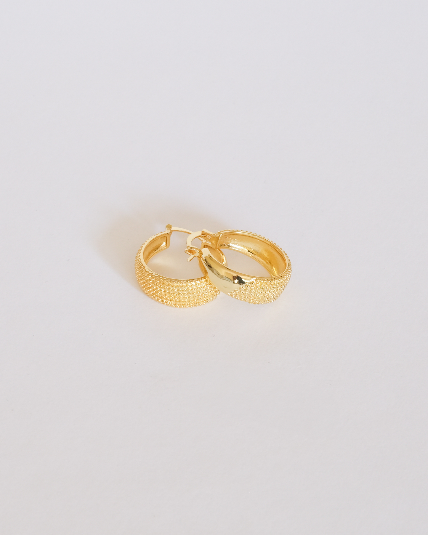 Sylvia Textured Hoops
