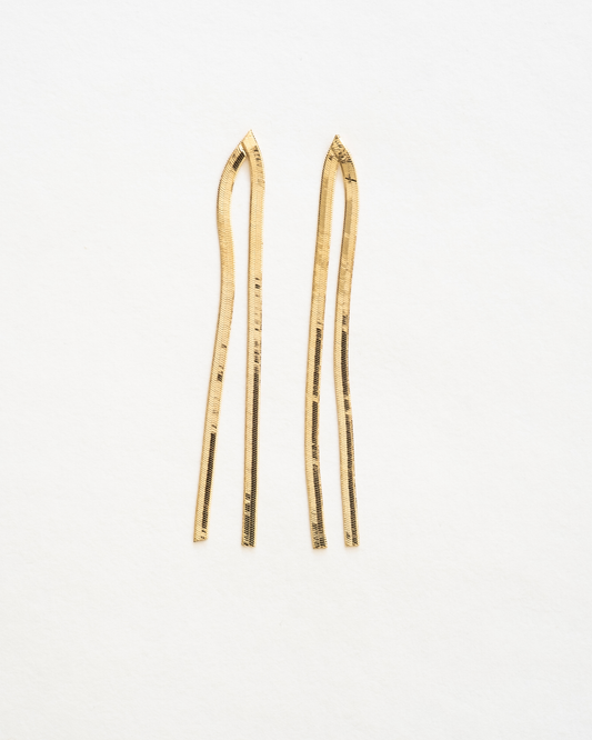 Naomi Snake Chain Earrings