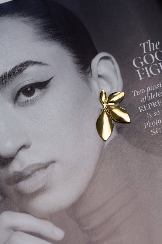 Jasmine Floral Statement Earrings