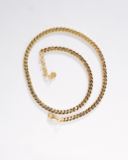 Pandora Snake Chain Necklace in Gold