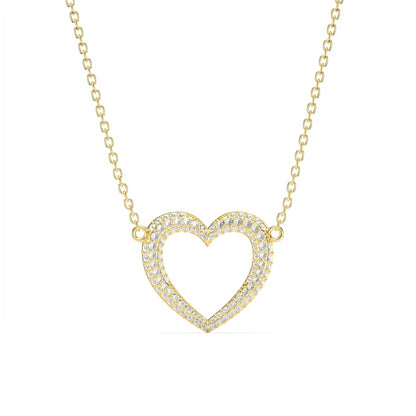 Madeline Crystal Heart Necklace